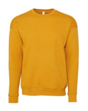 Picture of BELLA + CANVAS - Sponge Fleece Drop Shoulder Crewneck Sweatshirt - 3945 - XS - 2XL Heather Mustard