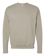 Picture of BELLA + CANVAS - Sponge Fleece Drop Shoulder Crewneck Sweatshirt - 3945 - XS - 2XL Heather Stone