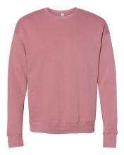 Picture of BELLA + CANVAS - Sponge Fleece Drop Shoulder Crewneck Sweatshirt - 3945 - XS - 2XL Mauve
