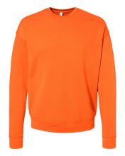 Picture of BELLA + CANVAS - Sponge Fleece Drop Shoulder Crewneck Sweatshirt - 3945 - XS - 2XL Orange