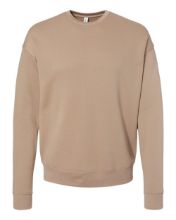 Picture of BELLA + CANVAS - Sponge Fleece Drop Shoulder Crewneck Sweatshirt - 3945 - XS - 2XL Tan