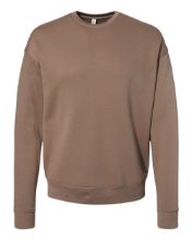 Picture of BELLA + CANVAS - Sponge Fleece Drop Shoulder Crewneck Sweatshirt - 3945 - XS - 2XL Vintage Brown
