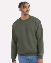 Picture of Champion - Powerblend® Crewneck Sweatshirt - S600 - S - 3XL Dark Green Heather