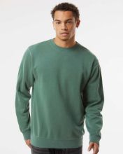 Picture of Independent Trading Co. - Midweight Pigment-Dyed Crewneck Sweatshirt - PRM3500 - XS - 3XL Pigment Alpine Green