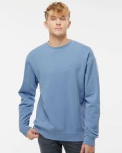 Picture of Independent Trading Co. - Midweight Pigment-Dyed Crewneck Sweatshirt - PRM3500 - XS - 3XL Pigment Light Blue