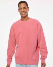 Picture of Independent Trading Co. - Midweight Pigment-Dyed Crewneck Sweatshirt - PRM3500 - XS - 3XL Pigment Pink
