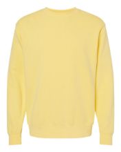 Picture of Independent Trading Co. - Midweight Pigment-Dyed Crewneck Sweatshirt - PRM3500 - XS - 3XL Pigment Yellow