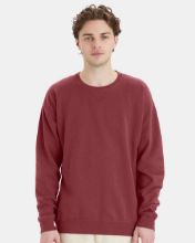 Picture of ComfortWash by Hanes - Garment-Dyed Crewneck Sweatshirt - GDH400 - S - 3XL Cayenne
