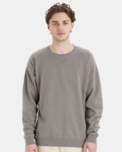 Picture of ComfortWash by Hanes - Garment-Dyed Crewneck Sweatshirt - GDH400 - S - 3XL Concrete Grey