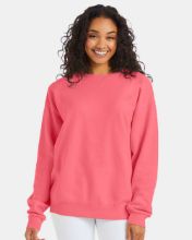 Picture of ComfortWash by Hanes - Garment-Dyed Crewneck Sweatshirt - GDH400 - S - 3XL Coral Craze
