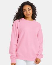 Picture of ComfortWash by Hanes - Garment-Dyed Crewneck Sweatshirt - GDH400 - S - 3XL Cotton Candy