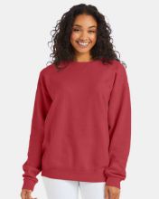 Picture of ComfortWash by Hanes - Garment-Dyed Crewneck Sweatshirt - GDH400 - S - 3XL Crimson Fall