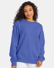 Picture of ComfortWash by Hanes - Garment-Dyed Crewneck Sweatshirt - GDH400 - S - 3XL Deep Forte Blue