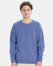 Picture of ComfortWash by Hanes - Garment-Dyed Crewneck Sweatshirt - GDH400 - S - 3XL Frontier Blue