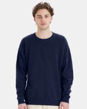 Picture of ComfortWash by Hanes - Garment-Dyed Crewneck Sweatshirt - GDH400 - S - 3XL Navy