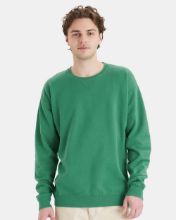 Picture of ComfortWash by Hanes - Garment-Dyed Crewneck Sweatshirt - GDH400 - S - 3XL Rich Green Grass