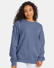 Picture of ComfortWash by Hanes - Garment-Dyed Crewneck Sweatshirt - GDH400 - S - 3XL Saltwater