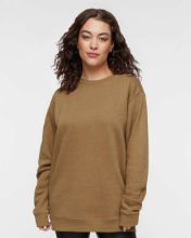 Picture of LAT - Elevated Fleece Crewneck Sweatshirt - 6925 Coyote Brown / 2XL