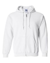 Picture of Gildan - Heavy Blend™ Full-Zip Hooded Sweatshirt - 18600 - S - 5XL White