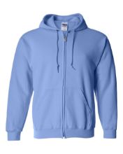 Picture of Gildan - Heavy Blend™ Full-Zip Hooded Sweatshirt - 18600 - S - 5XL Carolina Blue