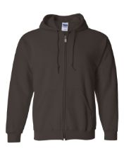 Picture of Gildan - Heavy Blend™ Full-Zip Hooded Sweatshirt - 18600 - S - 5XL Dark Chocolate