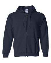Picture of Gildan - Heavy Blend™ Full-Zip Hooded Sweatshirt - 18600 - S - 5XL Navy