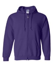 Picture of Gildan - Heavy Blend™ Full-Zip Hooded Sweatshirt - 18600 - S - 5XL Purple
