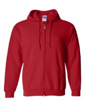 Picture of Gildan - Heavy Blend™ Full-Zip Hooded Sweatshirt - 18600 - S - 5XL Red