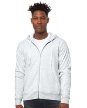 Picture of BELLA + CANVAS - Sponge Fleece Full-Zip Hoodie - 3739 - XS - 3XL Ash