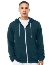 Picture of BELLA + CANVAS - Sponge Fleece Full-Zip Hoodie - 3739 - XS - 3XL Atlantic