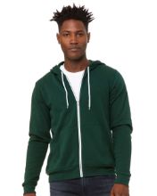 Picture of BELLA + CANVAS - Sponge Fleece Full-Zip Hoodie - 3739 - XS - 3XL Forest
