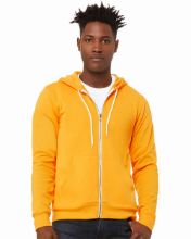 Picture of BELLA + CANVAS - Sponge Fleece Full-Zip Hoodie - 3739 - XS - 3XL Gold