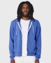 Picture of BELLA + CANVAS - Sponge Fleece Full-Zip Hoodie - 3739 - XS - 3XL Heather Columbia Blue
