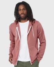 Picture of BELLA + CANVAS - Sponge Fleece Full-Zip Hoodie - 3739 - XS - 3XL Heather Mauve