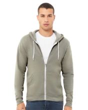 Picture of BELLA + CANVAS - Sponge Fleece Full-Zip Hoodie - 3739 - XS - 3XL Heather Stone