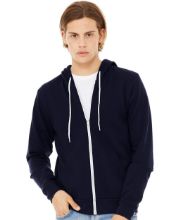 Picture of BELLA + CANVAS - Sponge Fleece Full-Zip Hoodie - 3739 - XS - 3XL Navy
