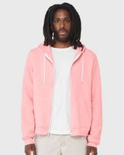 Picture of BELLA + CANVAS - Sponge Fleece Full-Zip Hoodie - 3739 - XS - 3XL Pink