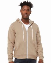 Picture of BELLA + CANVAS - Sponge Fleece Full-Zip Hoodie - 3739 - XS - 3XL Tan