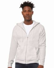 Picture of BELLA + CANVAS - Sponge Fleece Full-Zip Hoodie - 3739 - XS - 3XL Vintage White