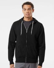 Picture of Independent Trading Co. - Lightweight Full-Zip Hooded Sweatshirt - AFX90UNZ - XS - 3XL Black