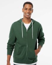 Picture of Independent Trading Co. - Lightweight Full-Zip Hooded Sweatshirt - AFX90UNZ - XS - 3XL Alpine Green