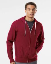 Picture of Independent Trading Co. - Lightweight Full-Zip Hooded Sweatshirt - AFX90UNZ - XS - 3XL Currant