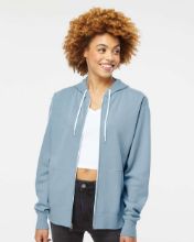 Picture of Independent Trading Co. - Lightweight Full-Zip Hooded Sweatshirt - AFX90UNZ - XS - 3XL Misty Blue