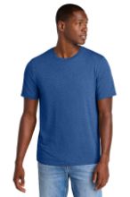 Picture of District® Perfect Weight® CVC Tee DT184 - XS–4XL Heathered Deep Royal