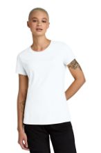 Picture of DT188 District® Women’s Perfect Weight® CVC Tee Bright White / 3XL