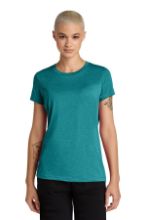 Picture of DT188 District® Women’s Perfect Weight® CVC Tee Heathered Teal / L