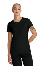 Picture of DT188 District® Women’s Perfect Weight® CVC Tee Jet Black / 3XL