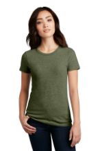 Picture of DM108L District® Women’s Perfect Blend® CVC Tee - XS-4XL Heathered Olive