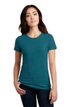 Picture of DM108L District® Women’s Perfect Blend® CVC Tee - XS-4XL Heathered Teal