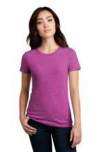 Picture of DM108L District® Women’s Perfect Blend® CVC Tee - XS-4XL Heathered Pink Raspberry